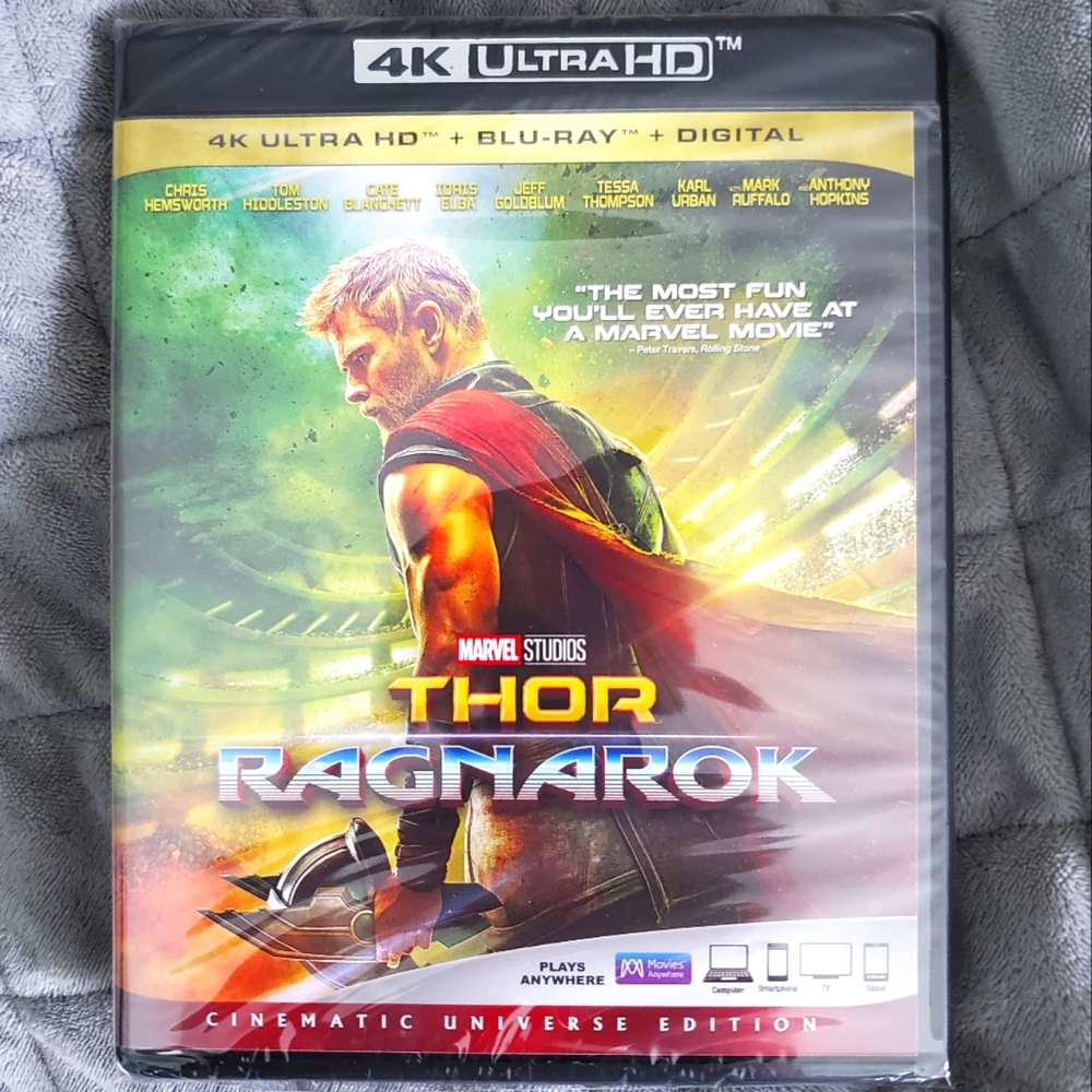 Thor Ragnarok 4K Ultra Blu-ray DVD